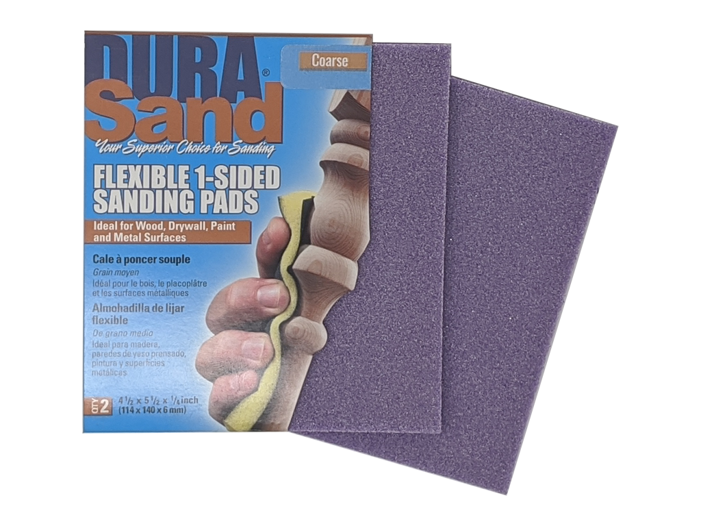 Durasand High Flex sanding pads, coarse grit, 2-pack
