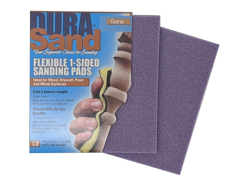 Durasand High Flex sanding pads, coarse grit, 2-pack