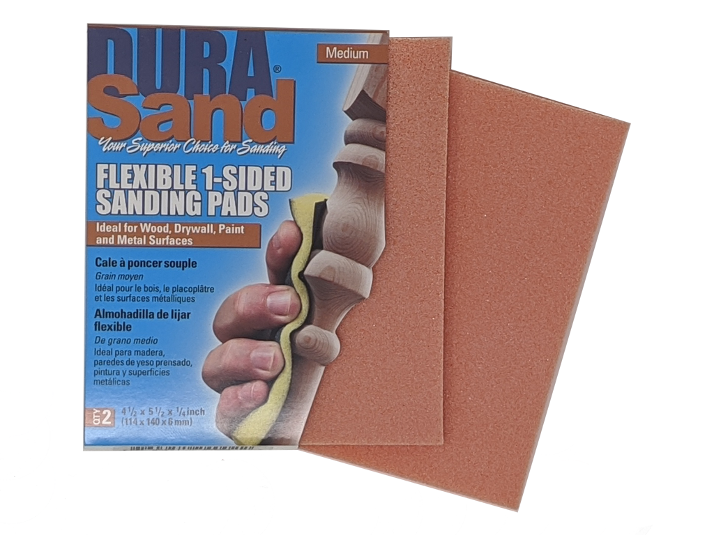 Durasand High Flex sanding pads, medium grit, 2-pack