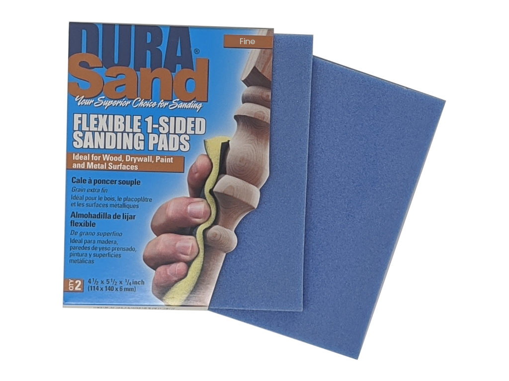 Durasand High Flex sanding pads, fine grit, 2-pack